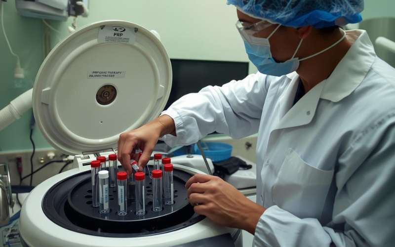 PRP hair treatment using growth factors from patient’s own blood